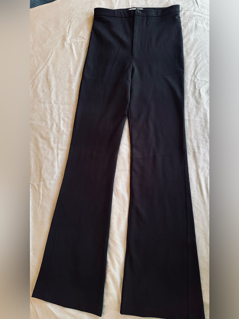 SABLYN High-Rise Black Flare Pants - Picture 2 of 14